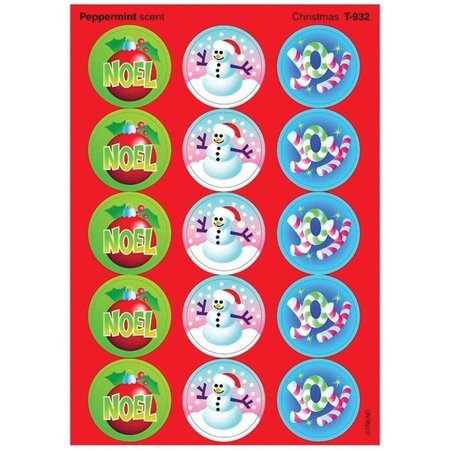 TREND ENTERPRISES Christmas/Peppermint Stinky Stickers®, PK360 T932